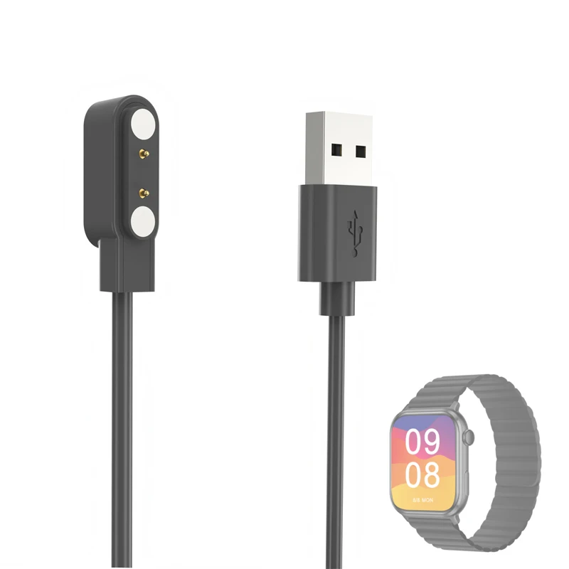 Adaptador de cargador de base de reloj inteligente, Cable de carga USB para IMILAB W02, accesorios de Cable de carga de energía para reloj inteligente deportivo