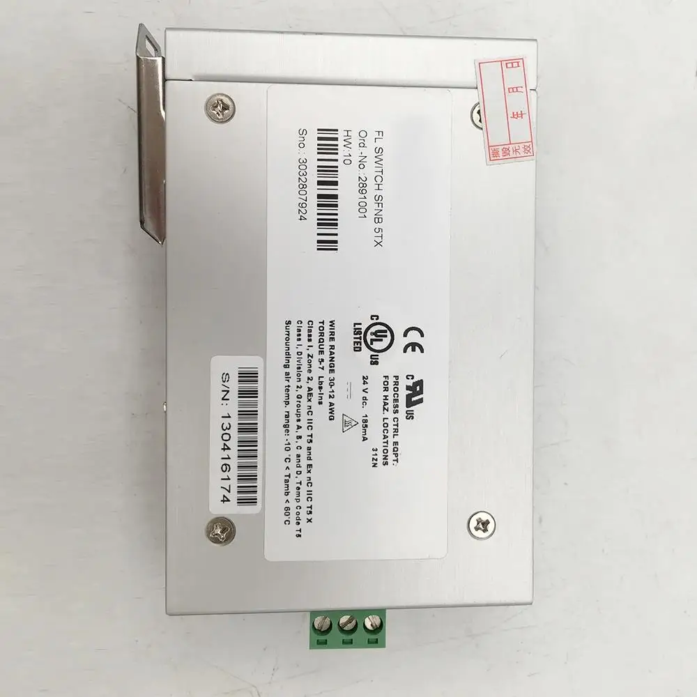 Para interruptor Ethernet Industrial Phoenix 2891001 FL SWITCH SFNB 5TX
