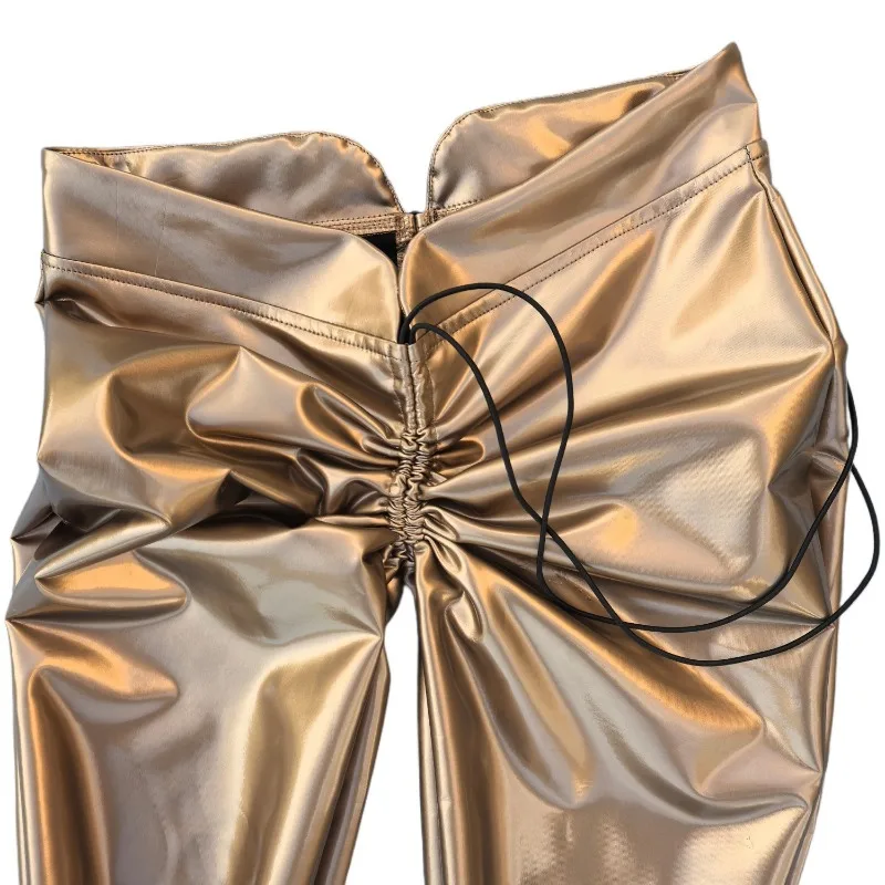 GK15 سروال مثير Bold DS لأداء المسرح - بنطال ضيق برباط أمامي مع طلاء لاصق - عرض ساحر للنساء #1