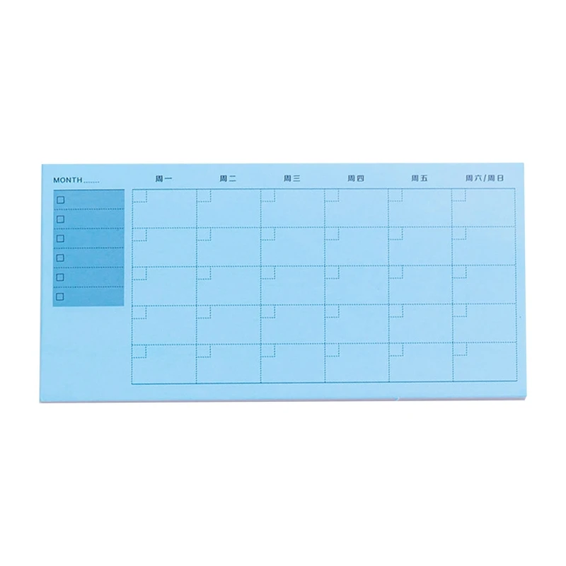 Mini Notes Papers Notepad Daily To-do-list Small Monthly Planner Schedules Mini Check-list for Student School 30 Sheets