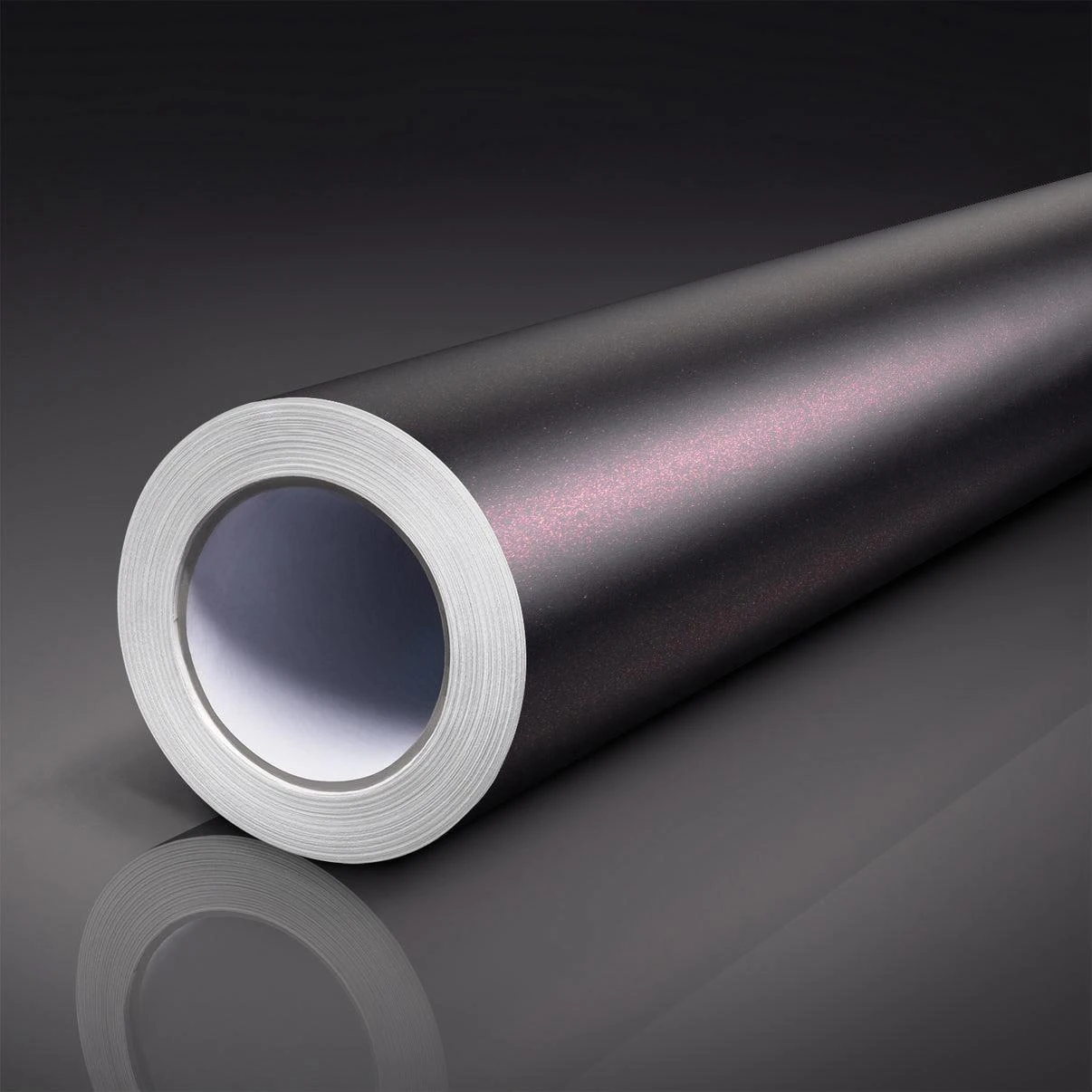 

PET liner Automotive Vinyl Wrap Satin Black Air Release Fade Resistant Automotive Color Change Film