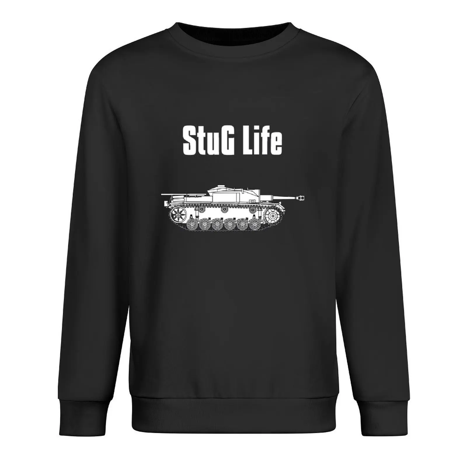 

StuG Life - Military History Visualized (Vertical Version) Pullover blouse men's coat sweatshirt men