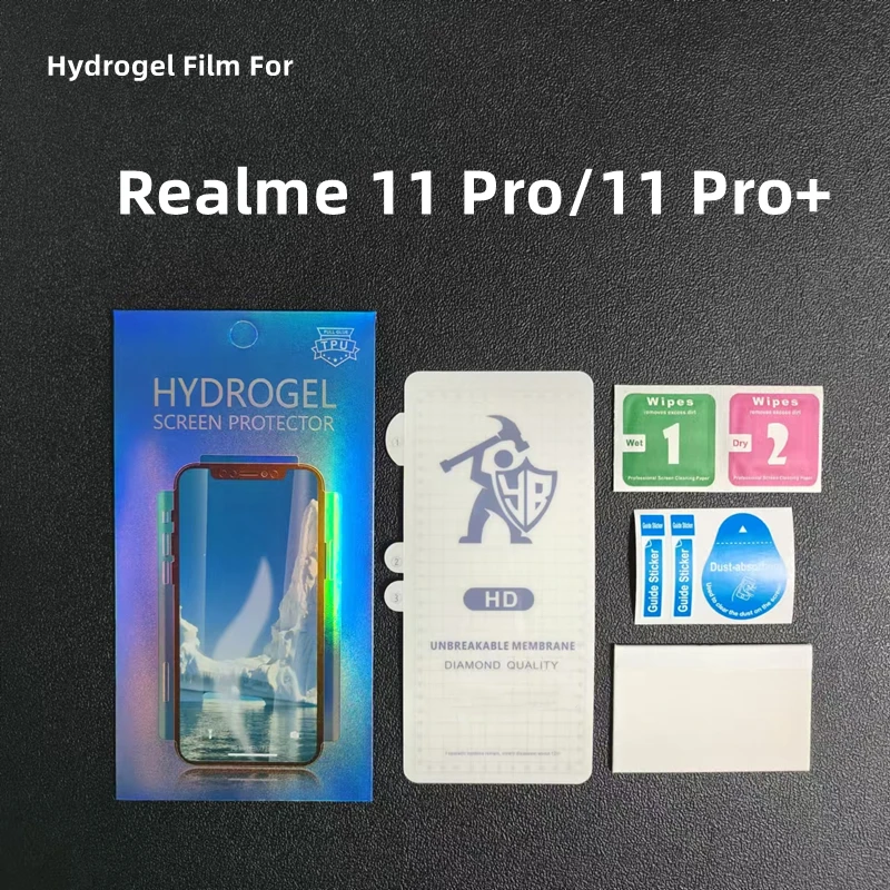 

2/3/4pcs HD Hydrogel Film For Realme 11 Pro Plus Screen Protector For Realme 11 Pro Clear Protective Film Not Tempered Glass