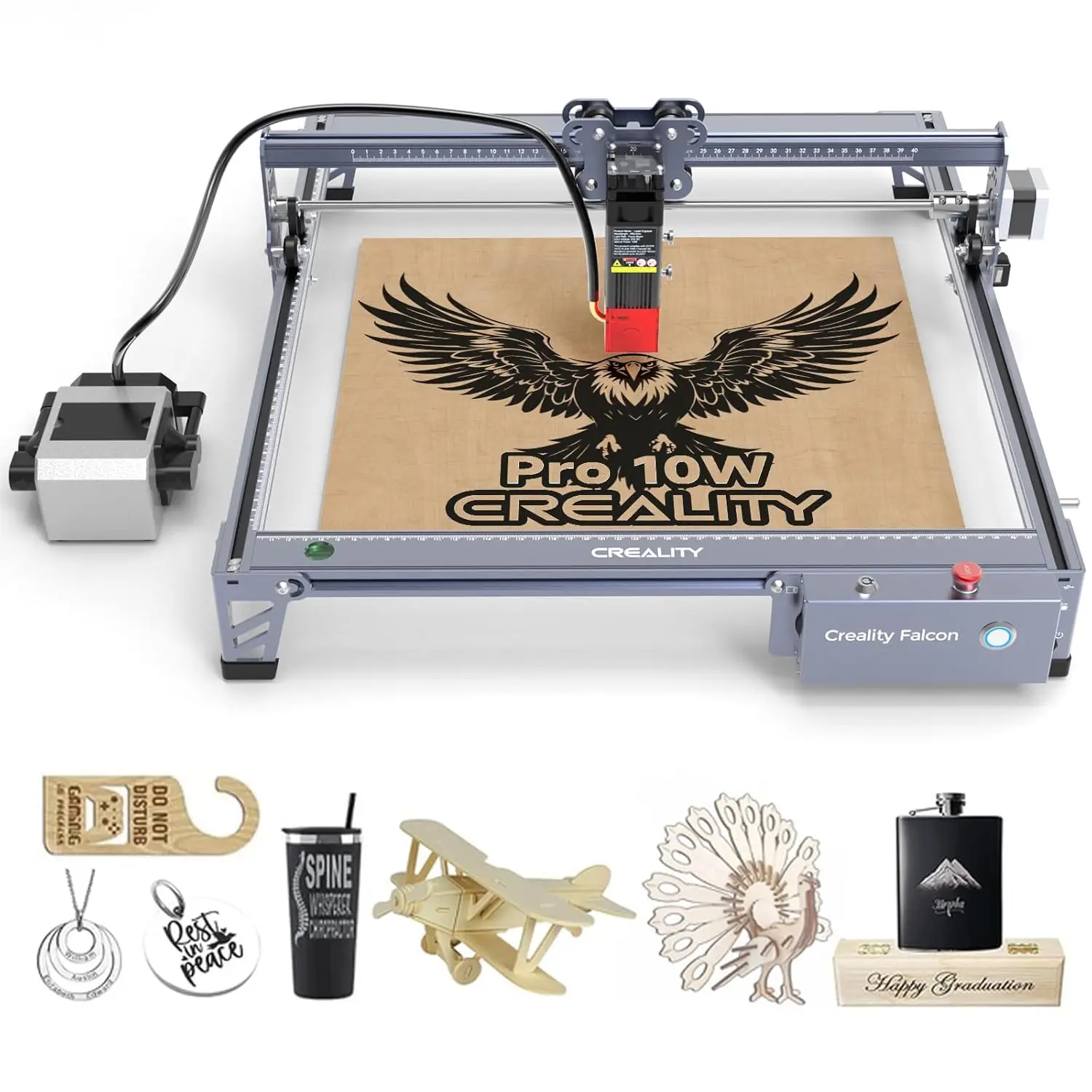 Creality Laser Engraver, 10W Laser Cutter for Personalized Gifts, 72W High Accuracy Laser Engraving Machine, DIY CNC Machine