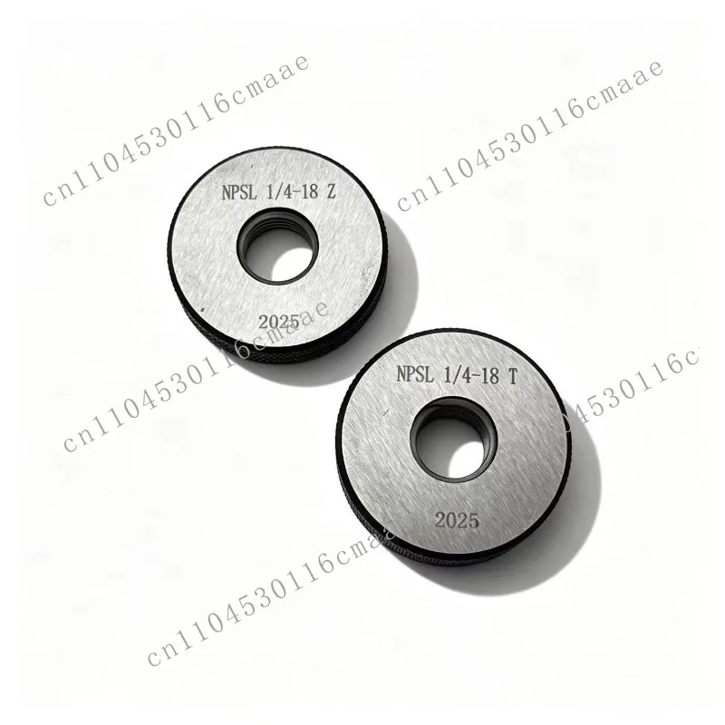 Parallel Pipe Thread Ring Gauges, Pass Gauges, and Stop Gauges: NPSL1/8, NPSL1/4, NPSL3/8, NPSL1/2, NPSL3/4