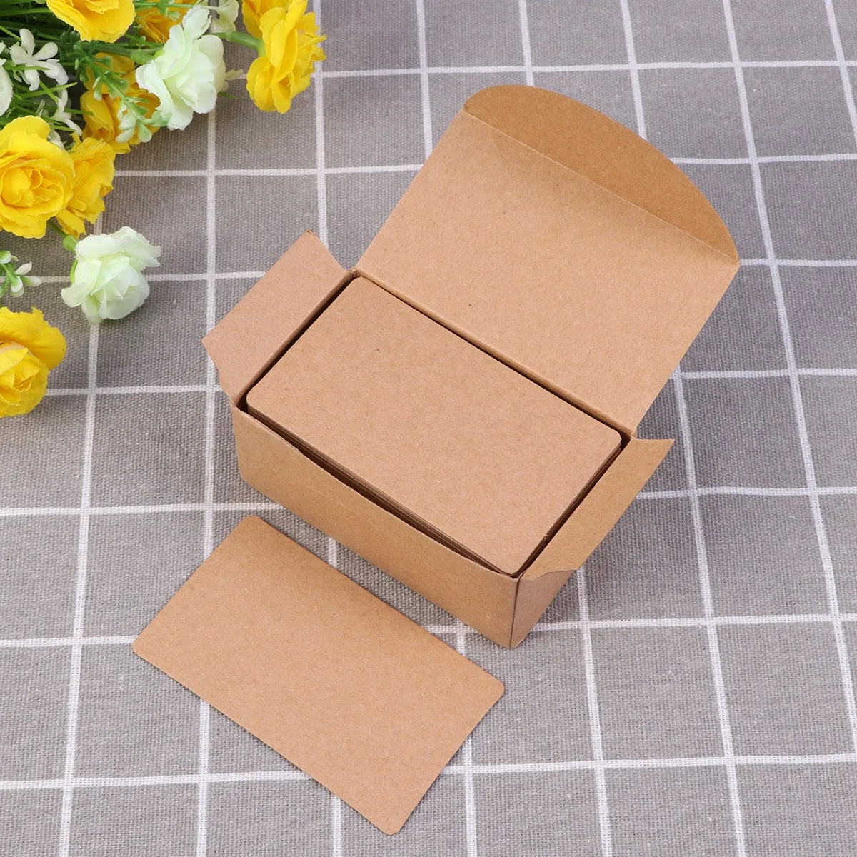 

Card Blank Postcards for Mailing White Wedding Scrapbook Double Sided Kraft Paper Classic Style Gift Tags