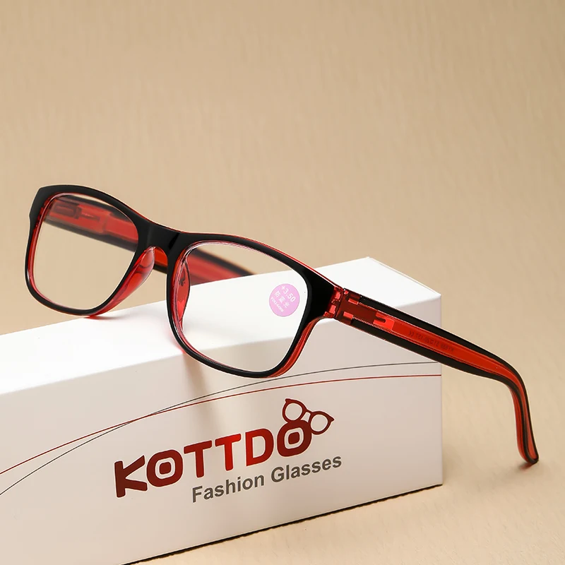 Fashion Men Women Reading Glasses Plastic Presbyopia Glasses Anti Blue Light Eyeglasses UV400