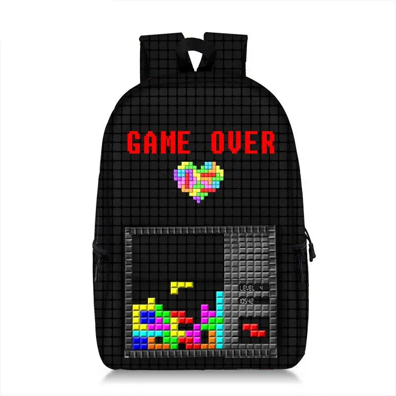 Game Machine Middle School Schoolbag Nostalgic Laptop Backpack Women Mochila Feminina Bolsos Bagpack Plecak Back Pack Rugzak