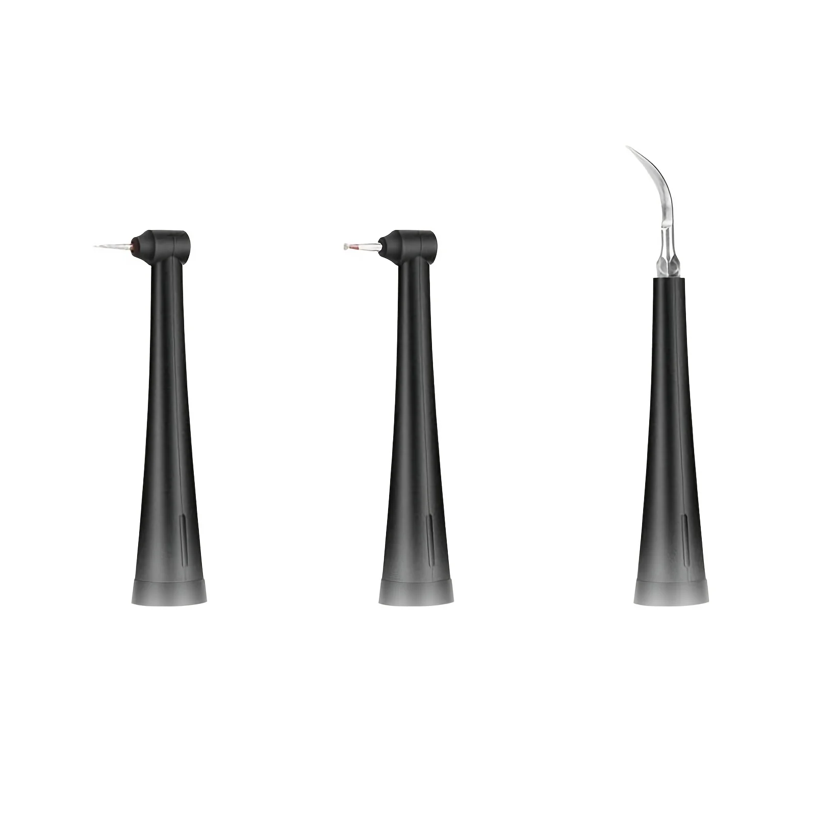 USB Teeth Cleaning Kit With LED Light, Cleaner For Teeth With 3 Replaceable Heads, Dental Tweezer  Mirror, 3 Modes Teeth Cleaner