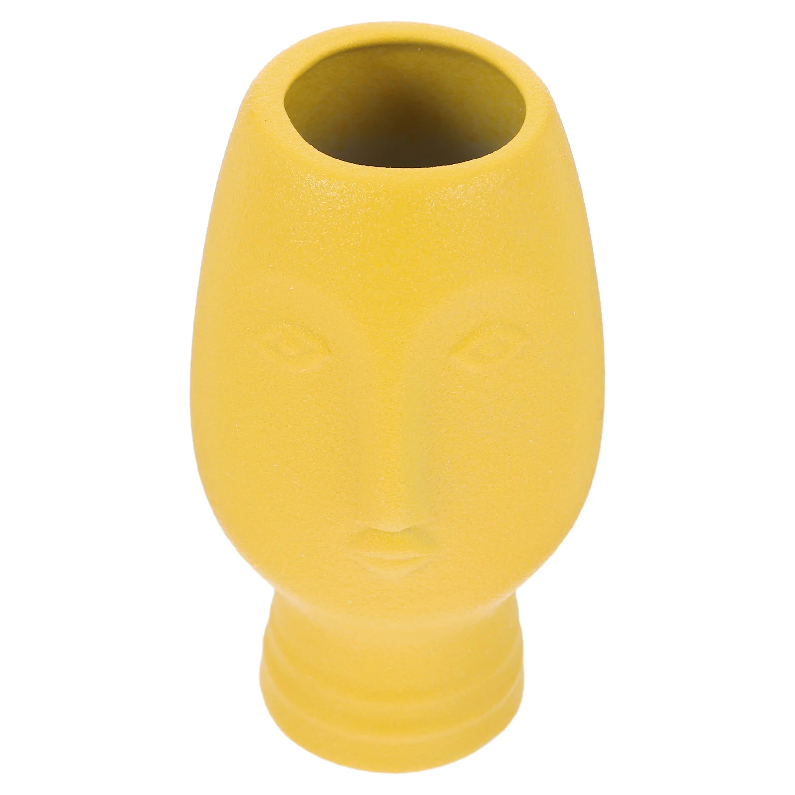 

Vintage Ceramic Vase Artistic Abstract Face Design for Home Office Flower Arrangement Zen Style Decorative Planter Modern Flower