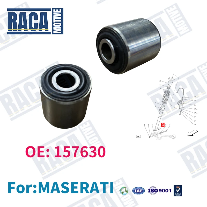 

For Maserati Gran Turismo Grancabrio M145 Quattroporte M139 Ferrari 458 488 550 575 599 F430 Shock Sbsorber Ball Joint 157630