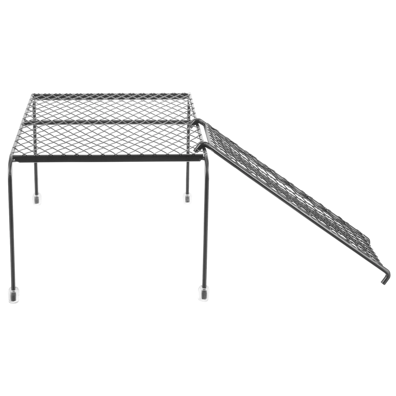 

1Set Chicken Feeder Rack Strong Metal Chicken Coop Shelf with Climbing Ladder Safe for Small Pets Rustic Farmhouse Cage Supply