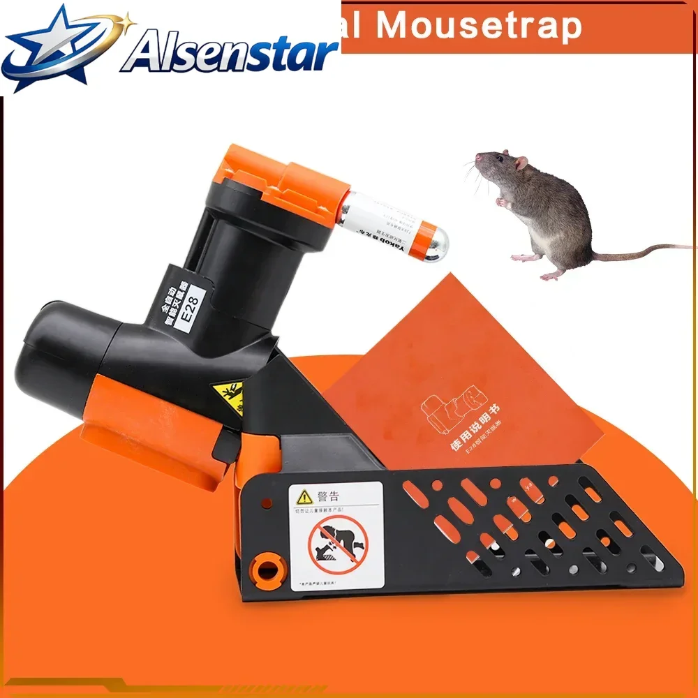 A24 CO2 Non-Toxic Rat and Mouse Trap Kit Newest Portable Easy Multi-catch Trap Machine Auto Reset Rodent Killing Machine