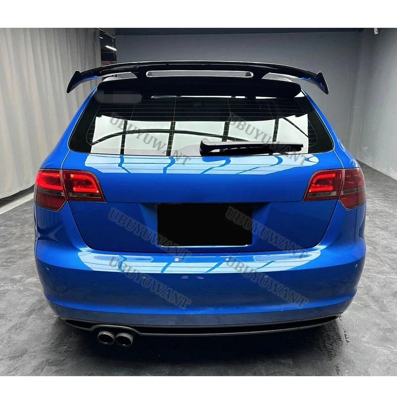 For Audi A3 Sportback 8P Facelift 2004-2013 Car Trunk Spoiler ABS Auto Rear Trunk Wing Accessories Spoiler