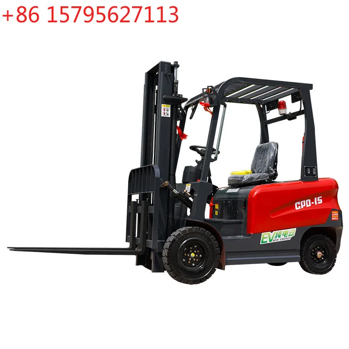 2 tons seat-mounted four-wheel electric forklift 1.5 tons 3 tons lift truck deposit