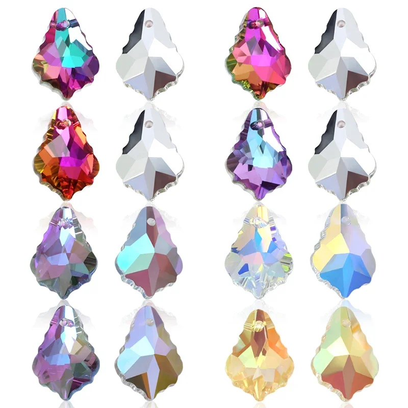 Crystal 6090 Baroque Pendant 11x16mm Glass Austria Loose Beads Rhinestone Charms for Jewelry Making Necklace Earrings DIY 12Pcs