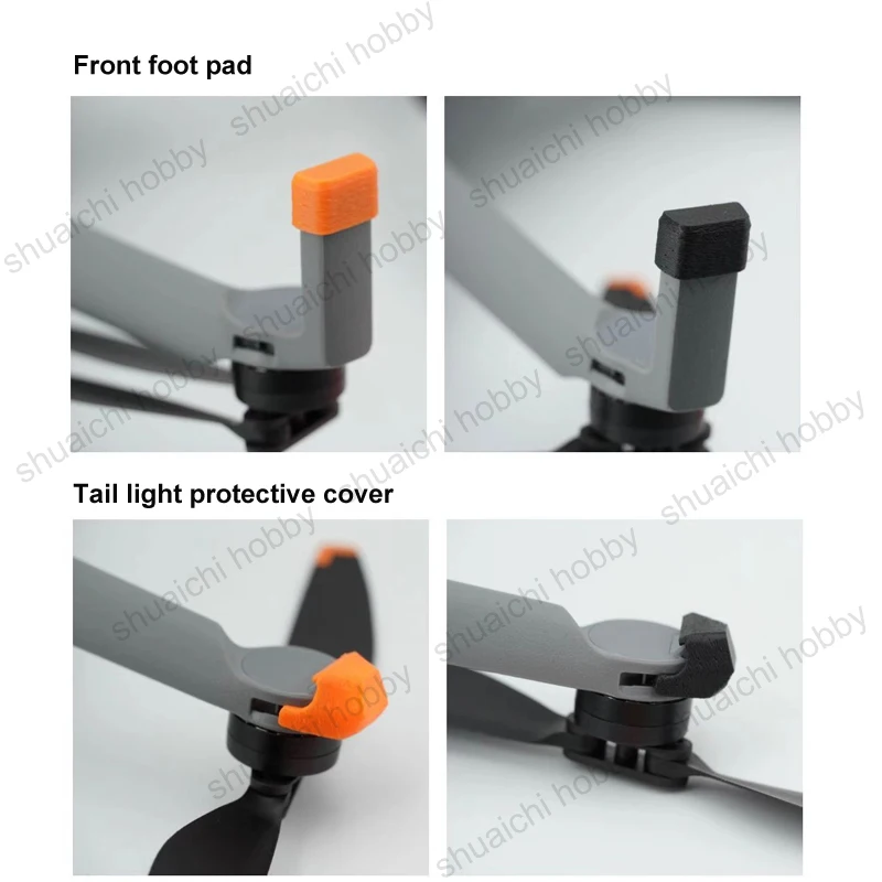 ل DJI Mini 5 Pro الطائرة بدون طيار المضادة للارتداء وسادة للقدم حماة الذيل ضوء الحرس سريعة التثبيت الغطاء الواقي مقاومة للخدش
