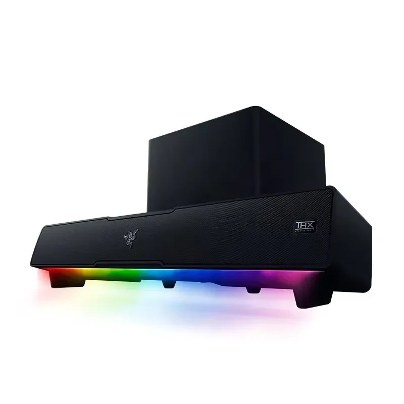 Original Razer Leviathan V2 Wireless Gaming Soundbar with Subwoofer RGB PC Speaker System Model V2 High Quality Audio
