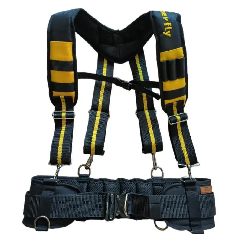 

Heavy Hanger Tool Bag Belt Electrician Waist Bag Belt Multifunctional Thickening Tool Belt Shoulder Strap Widened Adjustable