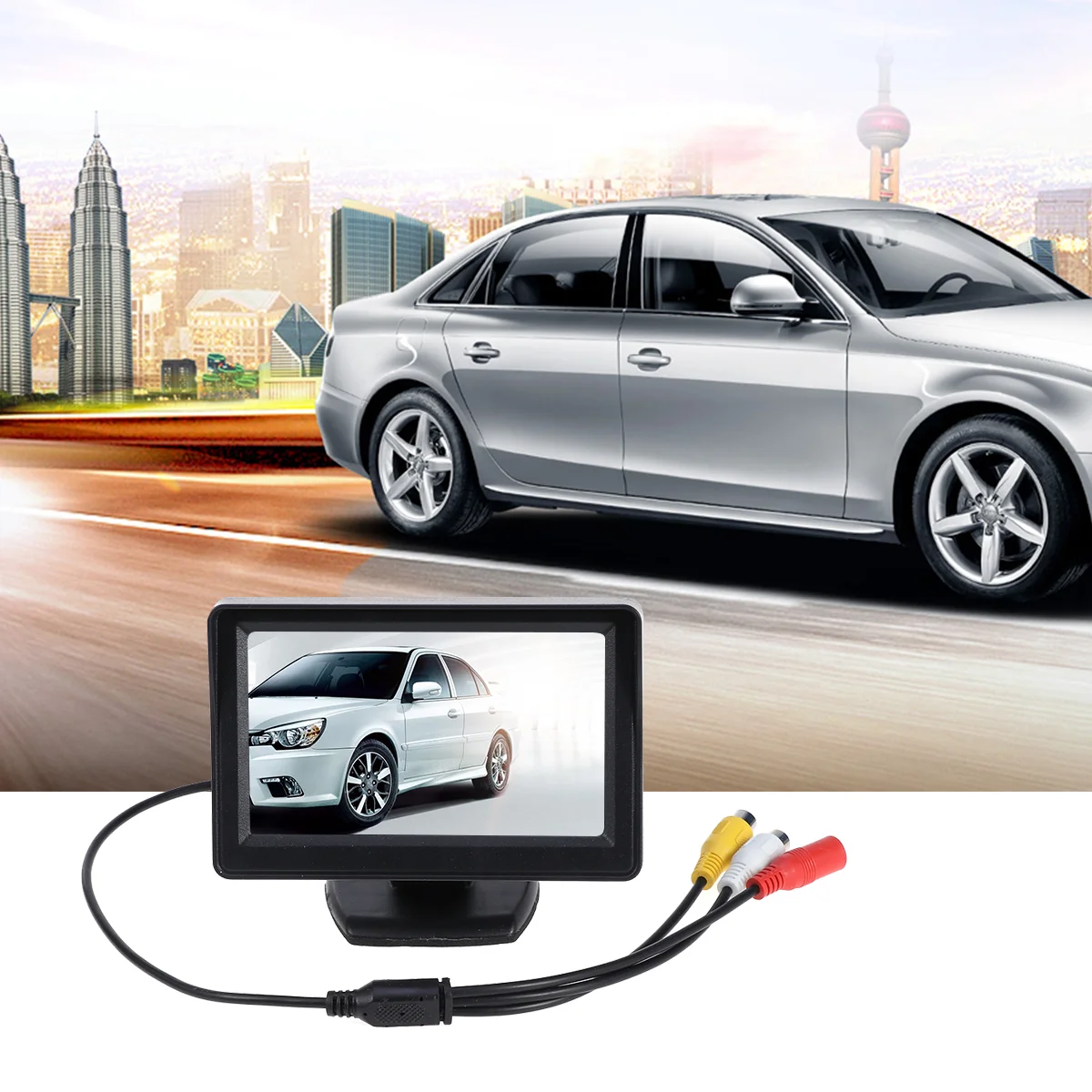 

43 Inch LCD Monitor Car Rear Reverse Night Vision Backup Camera Kit car camera car monitor car monitor camera