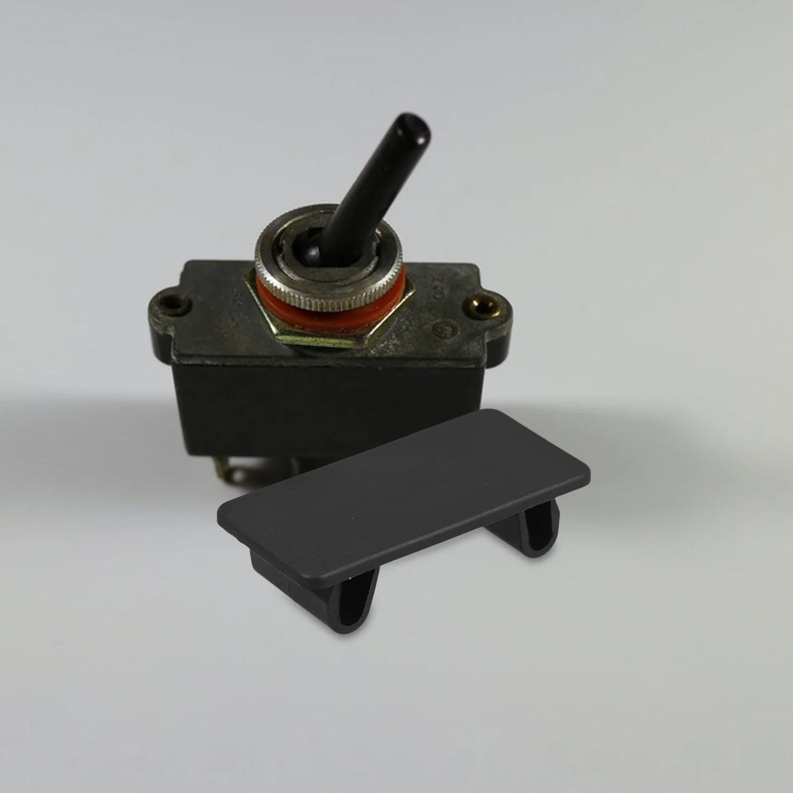 

8pcs Rocker Switch Cover Plates Abs Snap-In Black Filler Plugs For Automotive Switch Mounting Accessories Standard Toggle