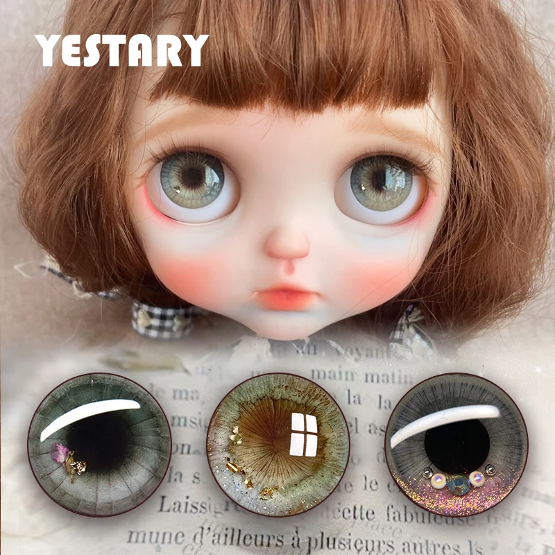 

YESTARY BJD Blythe Doll Accessories Eyes For Toys Handmade Color Magnet Eye Piece Girl Toy Drop Glue Eye Piece For BJD Dolls Eye