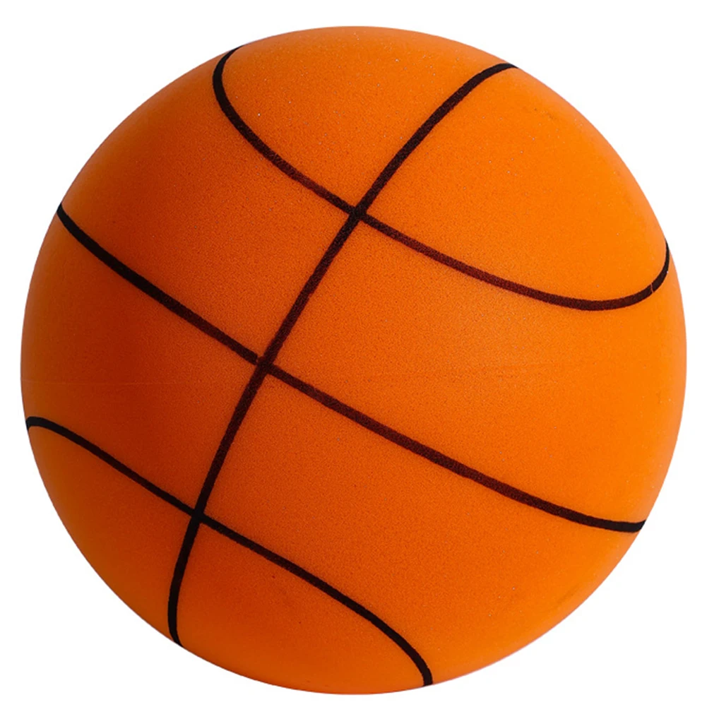 18/21/24cm No Noise Basketball Size 3/5/7 Silent Basketball Dribbling Training Basketball Bouncing for Indoor Activities