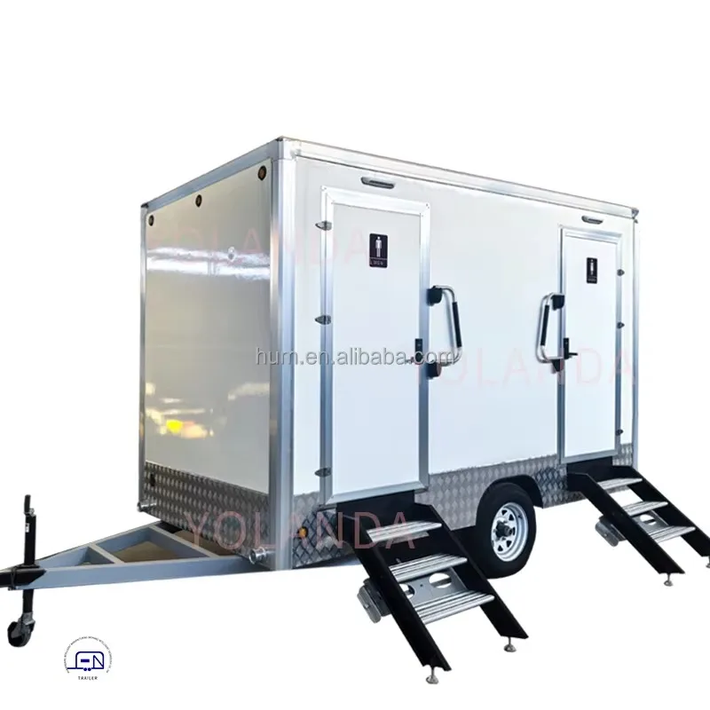 Customized Eco-Friendly Portable Restroom Trailer Versatile Mobile Toilet For Bathroom Use Used Toilets For Sale