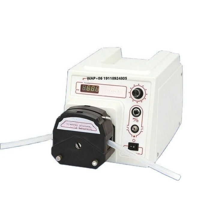 ABS Housing DC Motor Low Pressure Time Setting Free Maintenance Peristaltic Pump Dual Head OEM SIGNAL CE Certified