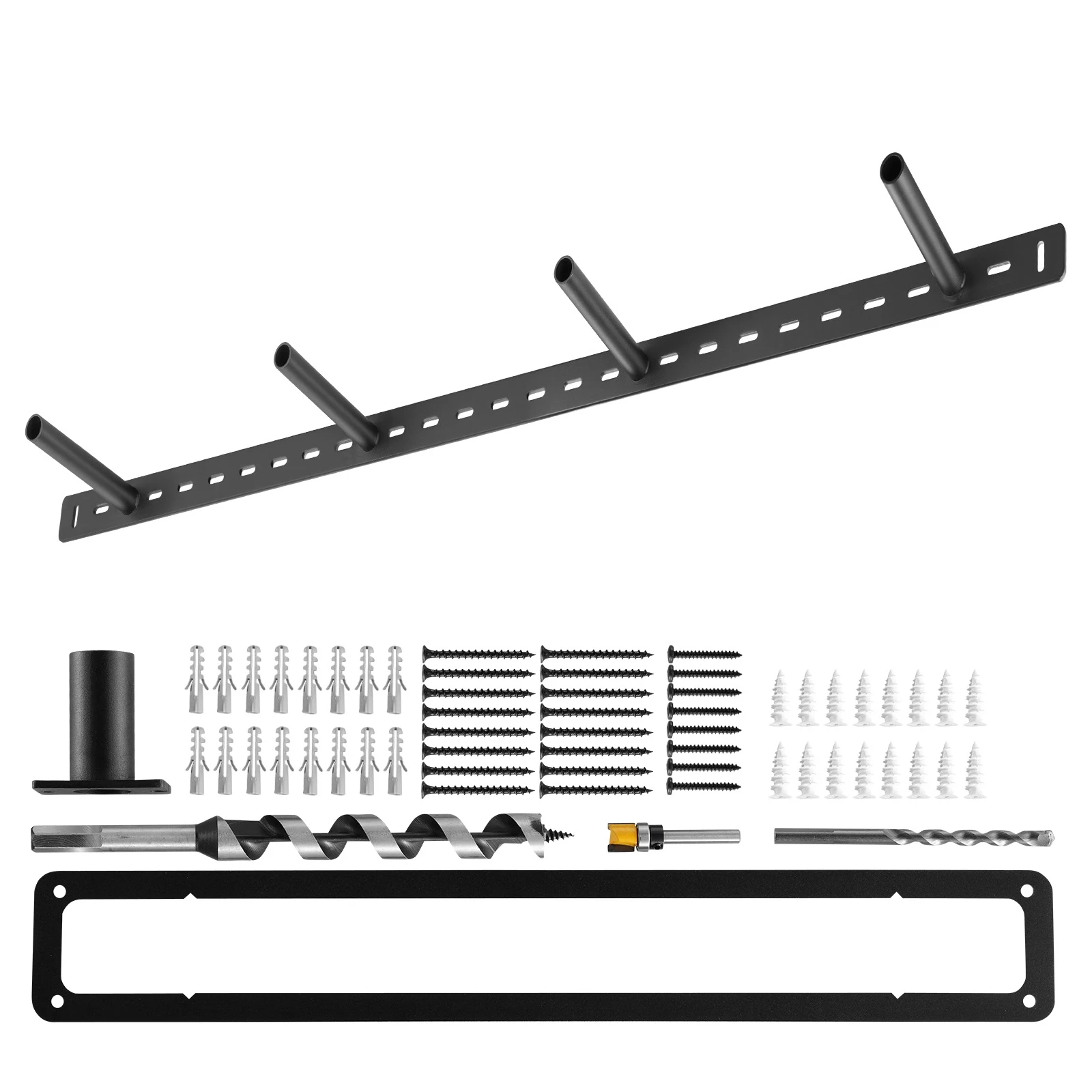 

SucceBuy Floating Shelf Bracket 1 Pack 230lbs/104kg Capacity 43x6.2x1.5in/1092.2x157.4x38.1mm Heavy Duty Hidden Brackets Support