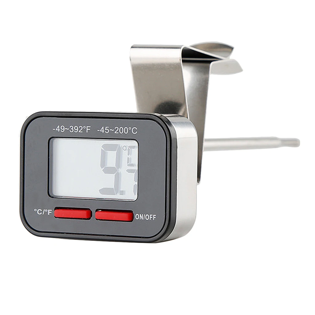 Espresso Cappuccino Coffee Latte Instant Read Food Thermometer Digital LED