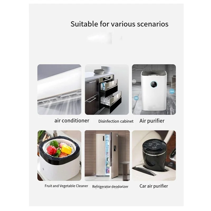 ABKO-Luftreinigermodul, 100 mg, Mikro-Ozongenerator, 12 V, professionelle Produktionsreinigungseinheit