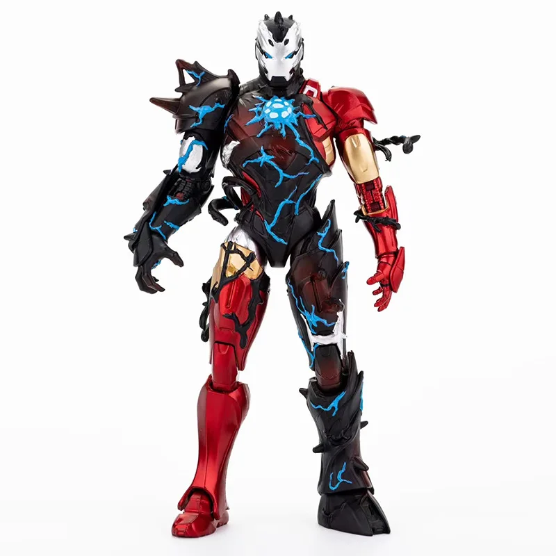 Marvel Venom Series Avengers Captain America Iron Man Model Action Doll Joint Movement Collection Halloween Children's Gift