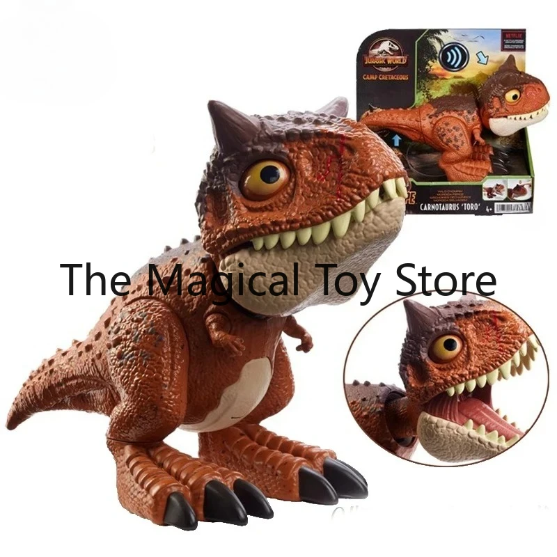 

Original Jurassic World: Camp Cretaceous Carnotaurus TORO Dinosaur Model Interactive Sound Toy Dinosaur Escape