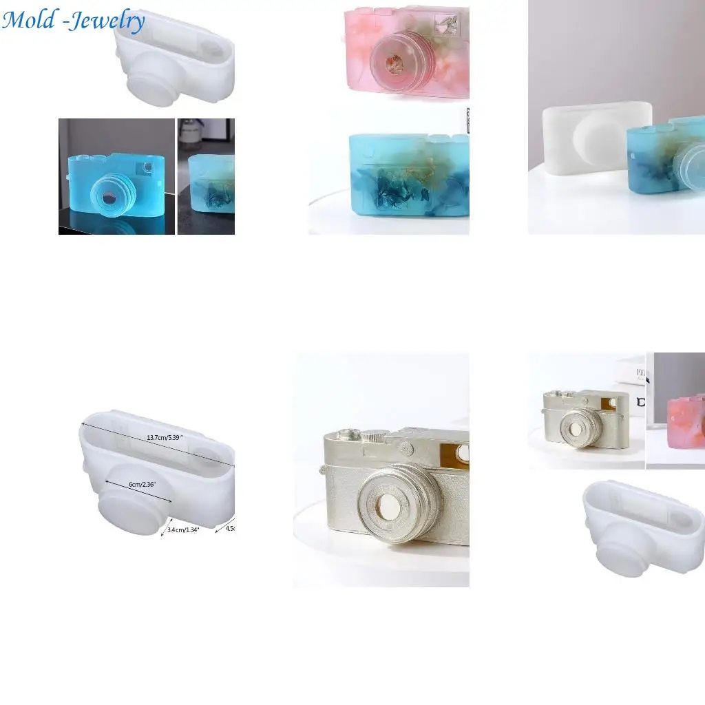 

69HB Camera Fondant Mold Silicone Chocolate Cake Candy Mould Baking Pastry Tools Mini Soap Mold Handmade Home Decoration