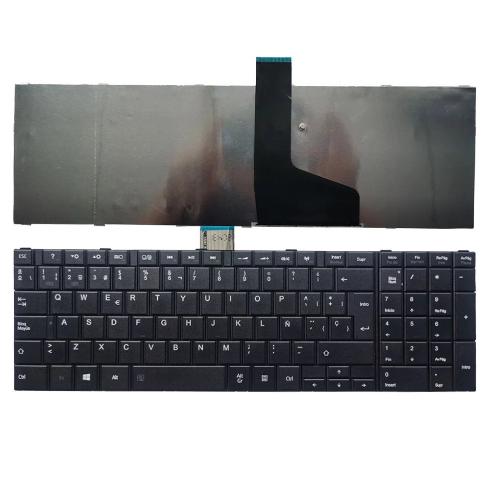 

New Spanish Keyboard For Toshiba C850 C855D C850D C855 C870 C870D C875 L850 P850 L855 L875 L875D L950 L950D L955 L955D SP Black