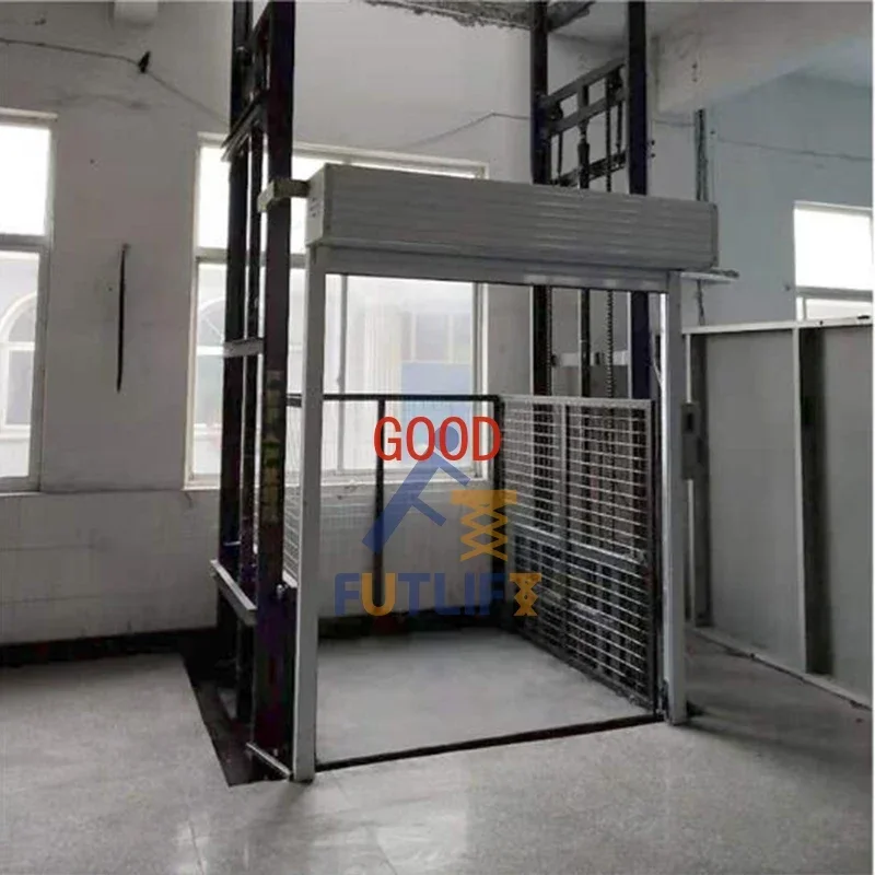 مصعد البضائع الصناعية السلع الكهربائية رفع مستودع الشحن مصعد منصة رفع البضائع الهيدروليكية لورشة العمل