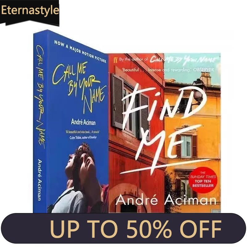 

2 Books Call Me By Your Name,Find Me A Novel By Andre Aciman New York Times Bestseller Story Book