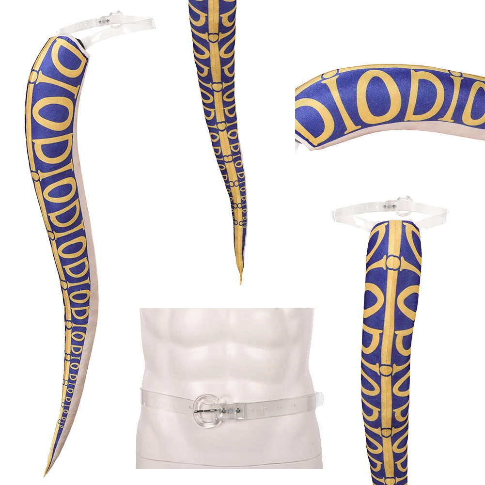 Disfraz de Diego Tail de Steel Ball Run, Accesorio de Cosplay de Anime Fantasia Bizarre Adventure, Disfraz para Hombre, Accesorios de Disfraz para Halloween y Carnaval