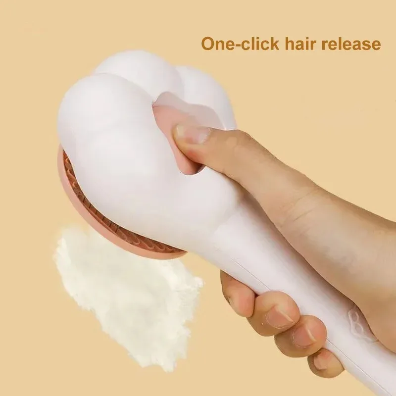 Cute Cat Paw Grooming Brush Pet Massage Comb Hair Removal Tool for Cats Dogs Interactive Puppy Kitten Cleaning Accessories view 5