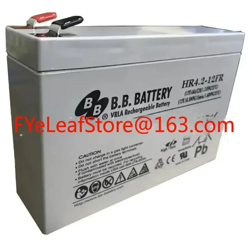 

Battery HR4.2-12FR 12V4.2AH replaces UP-VW1220P1 battery POWB-PL-010/Newly upgraded version