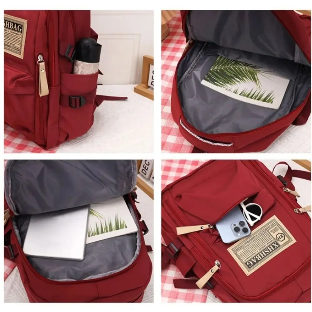 Waterdichte Schoolrugzak Nieuwe Grote Capaciteit Nylon Schoudertassen Computer Rugzak