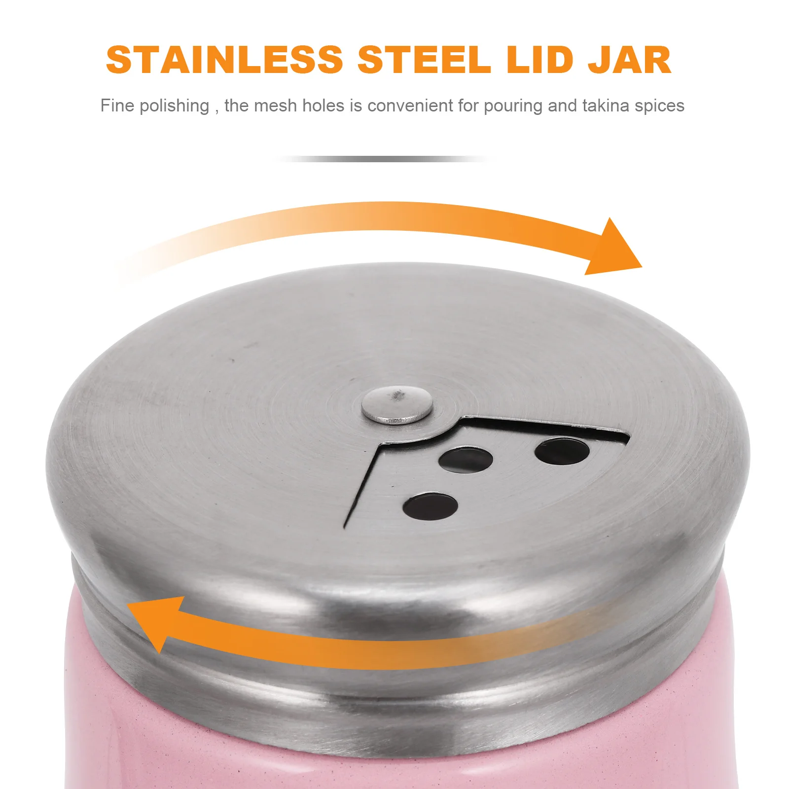 

2 Pcs Containers for Food Salt Kitchen Storage Jar Sugar Shaker Seasoning Bottle Spice Shakers