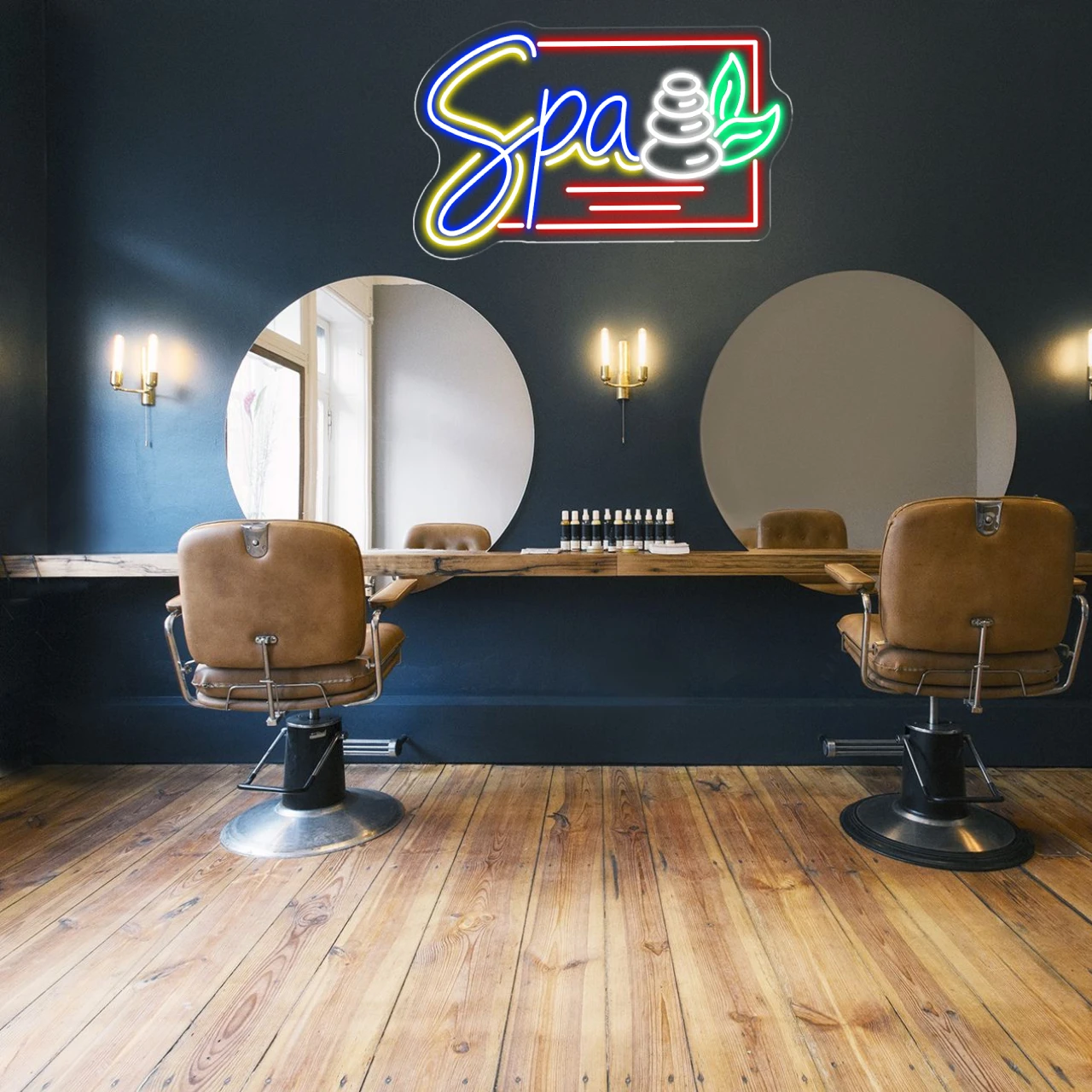 Beauty Salon Neon Sign Barber Shop Led Signs Hair Salon Business Signboard LED Neon Plaque Wall Lights Decor