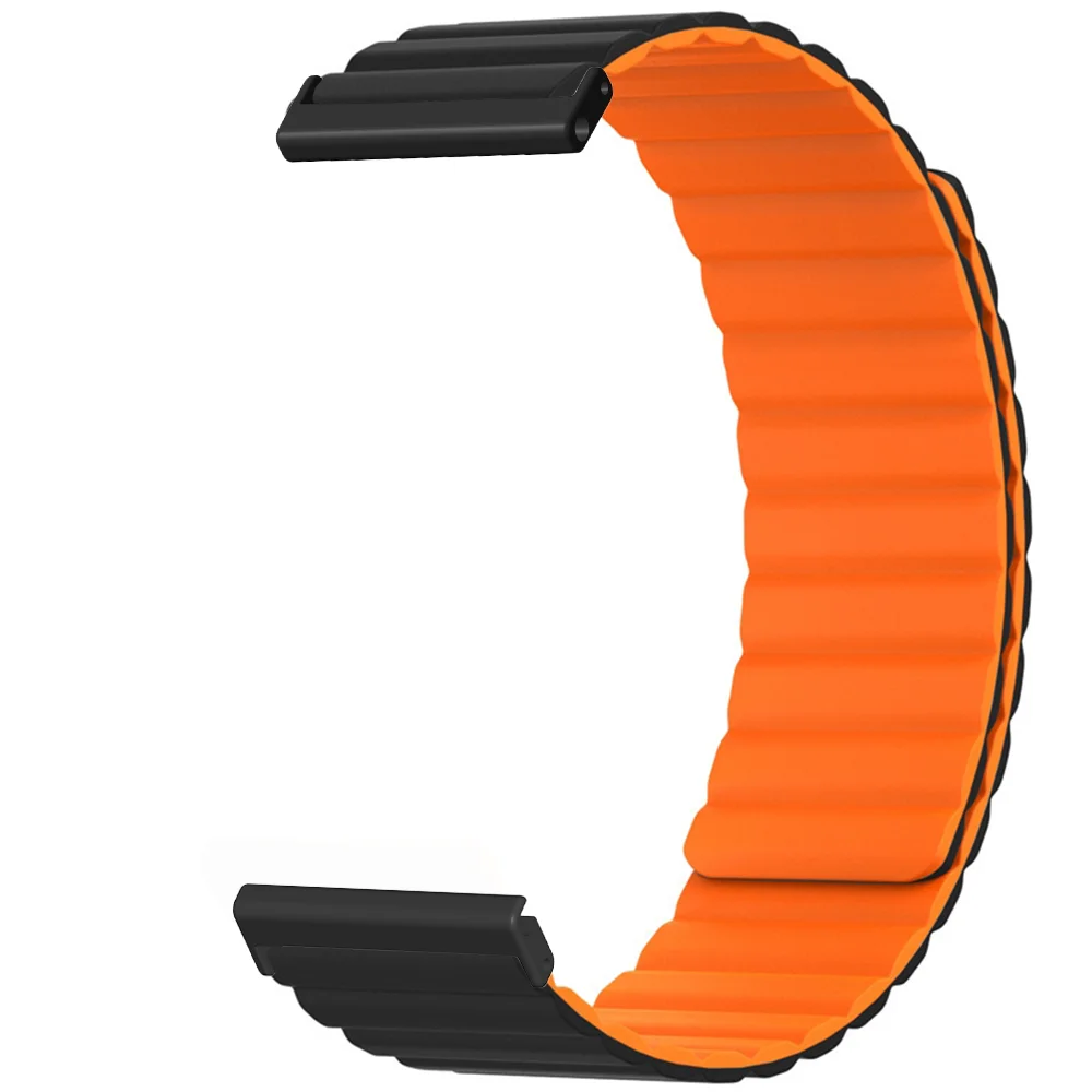 Silicone Magnetic Loop Wrist Strap For Suunto 9 7 Baro/Suunto D5 Spartan Sport Wrist HR/Baro Smart Watch Band Bracelets Correa