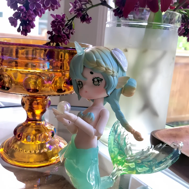 

Оригинальная коробка сокровища Penny'S с эвкалиптовой краской Tidal Whisper Mermaid, серия экшн-фигурок, слепая коробка, загадочный подарок