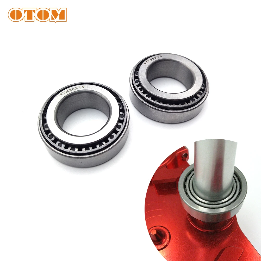 

OTOM CRF Direction Bearing Dirt Bike Motorcycle Steering Tapered Roller Bearings 26*47*15mm For HONDA CR80 CR85R CRF150R CRF230F