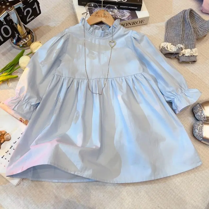 

New Korean Style Dress for Girls2025New stylish shirt dress camisole two-piece set