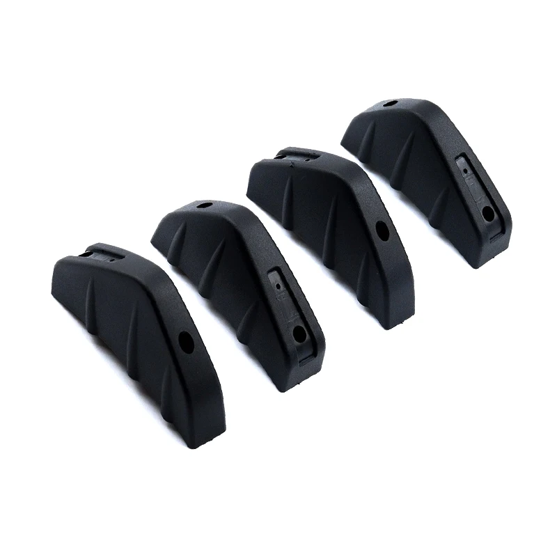 4 stücke Universal Carbon Faser Auto Geändert Hinten Stoßstange Diffusor Spoiler Schwarz Rot ABS Hinten Lip Diffusor Anti-kollision – Detail 22