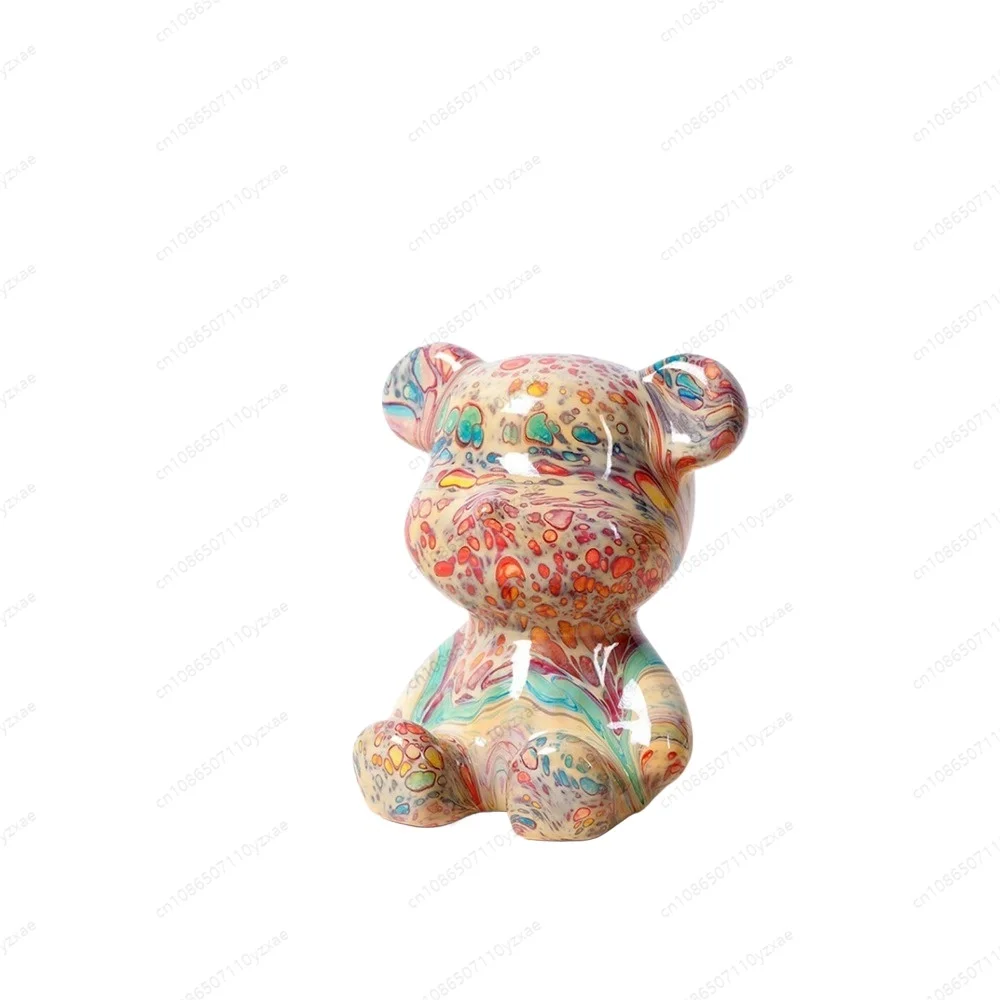 

original handmade intangible cultural heritage lacquerware every bear and auspicious desktop ornament